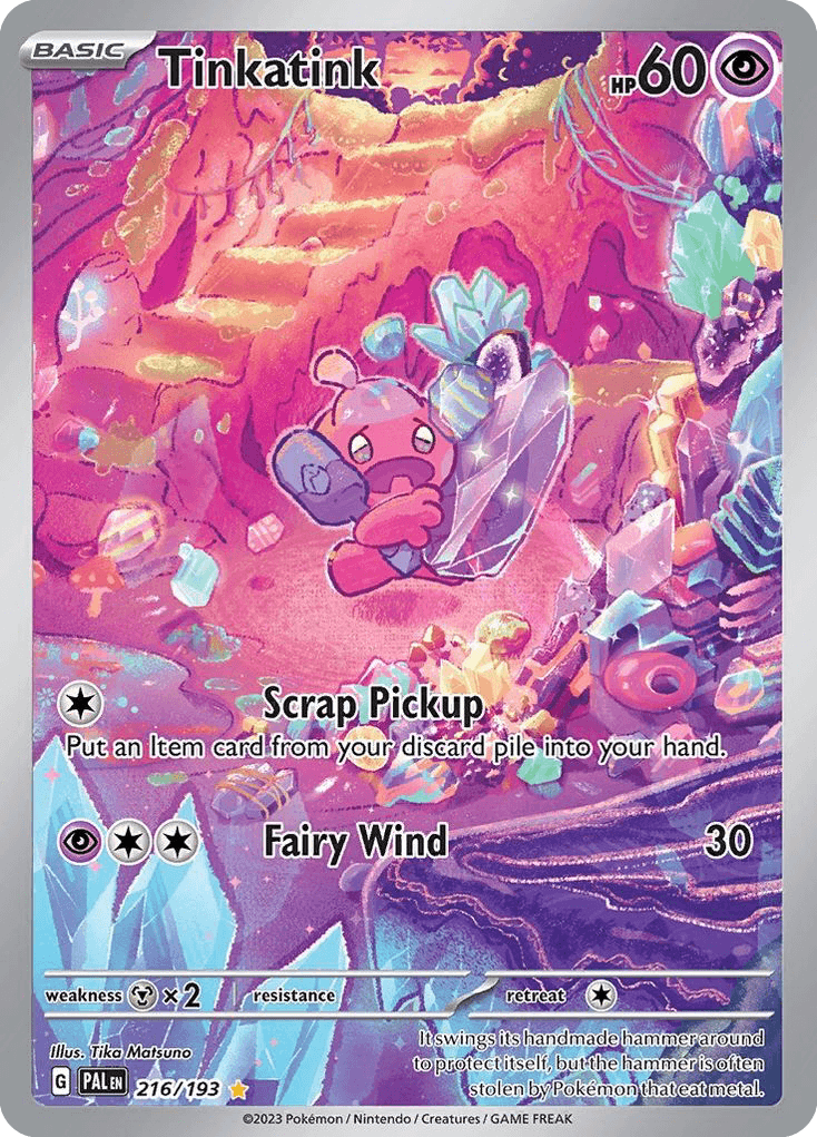 Tinkatink Pokémon card