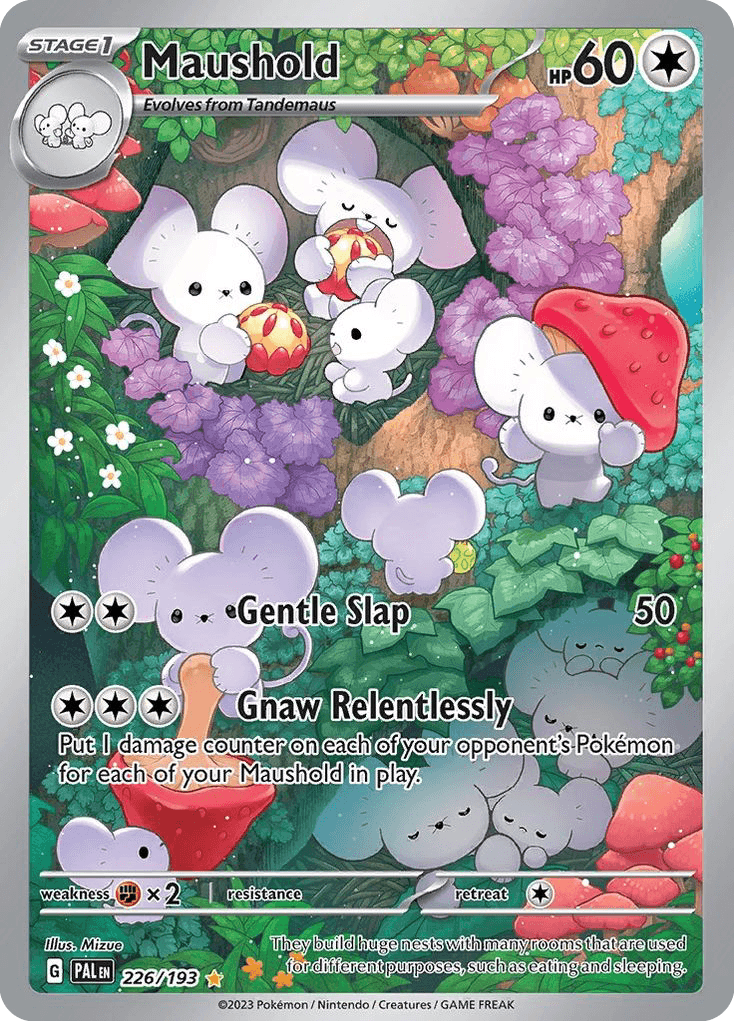 Maushold Pokémon card