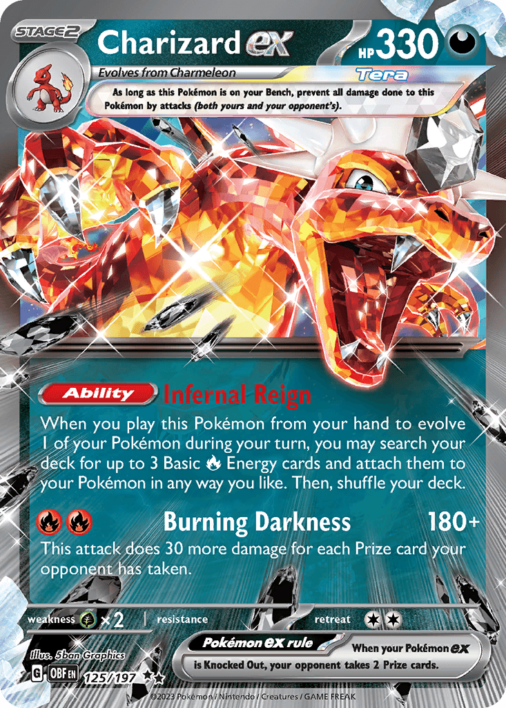 Charizard ex from Obsidian Flames