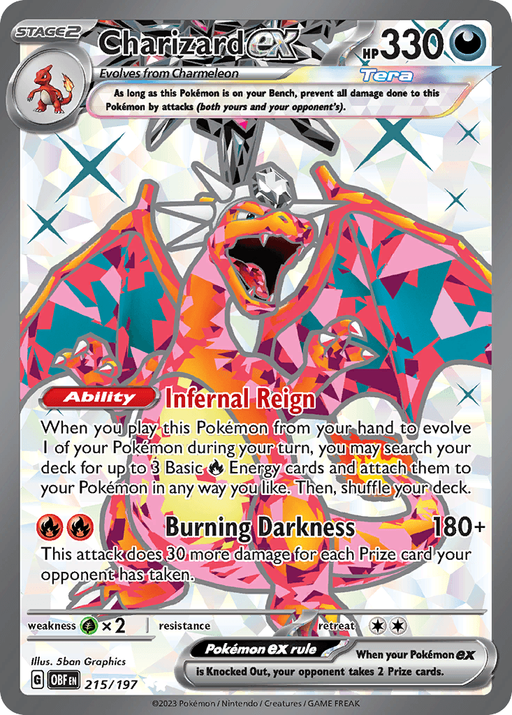 Charizard ex from Obsidian Flames