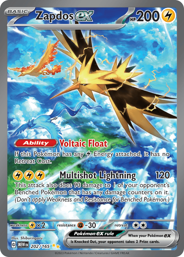 Zapdos ex — Special Illustration Rare