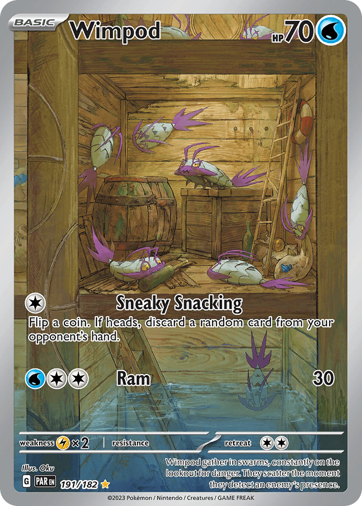 Wimpod Pokémon card