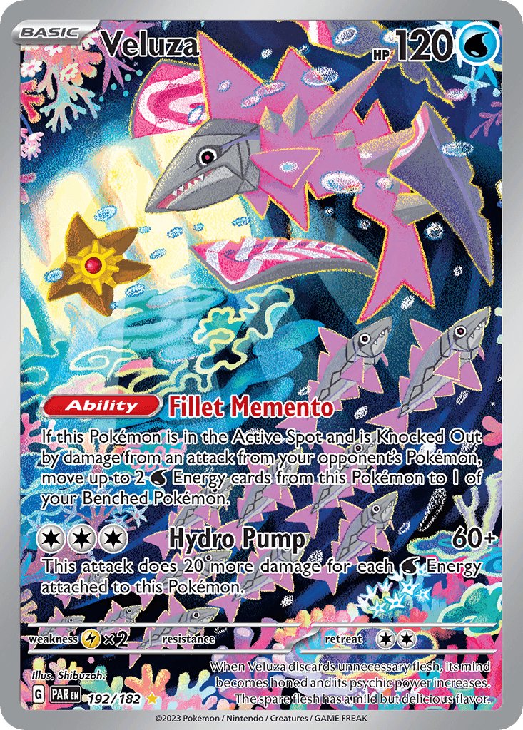 Veluza Pokémon card