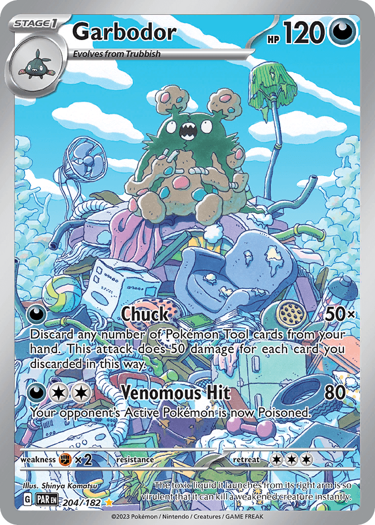 Garbodor Pokémon card
