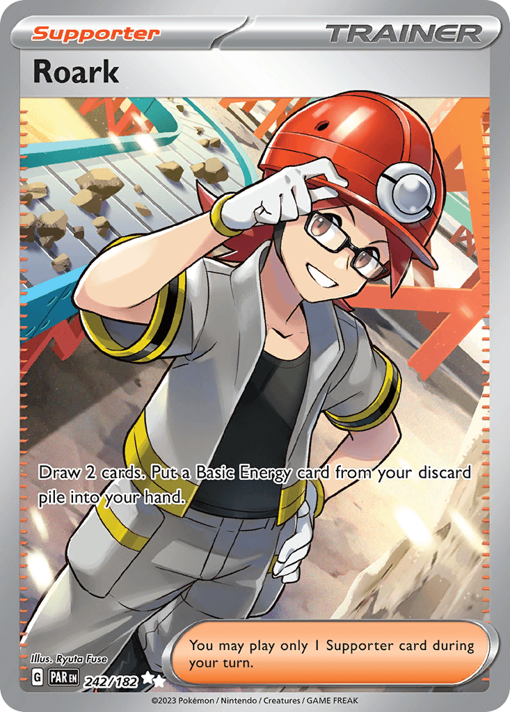 Roark Pokémon card
