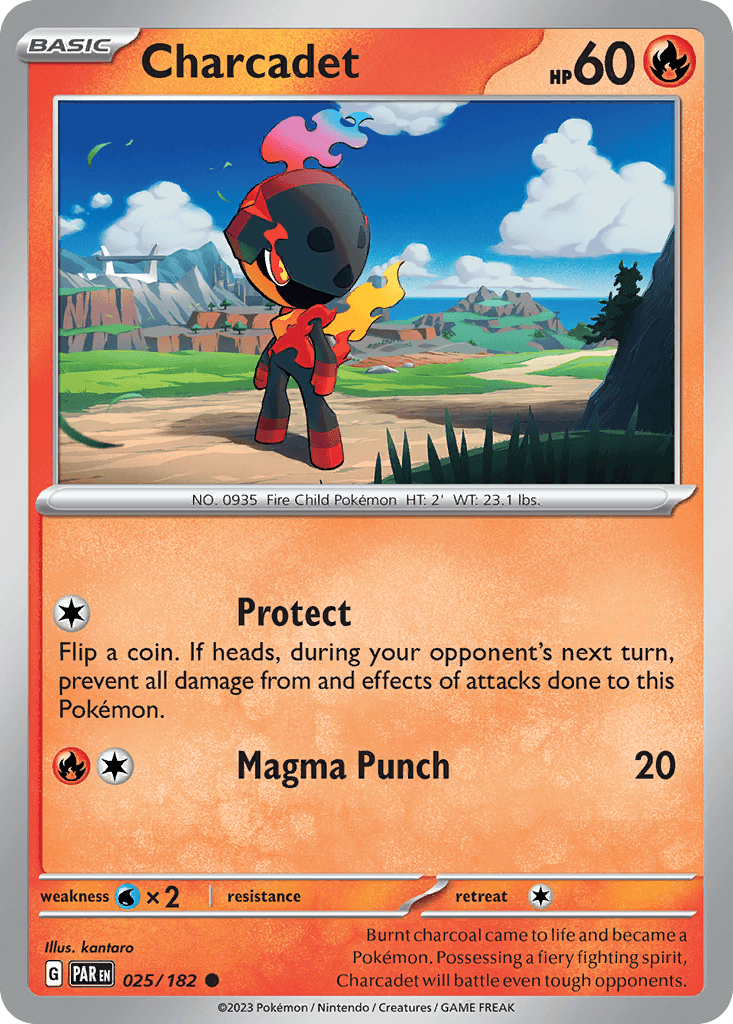 Charcadet Pokémon card