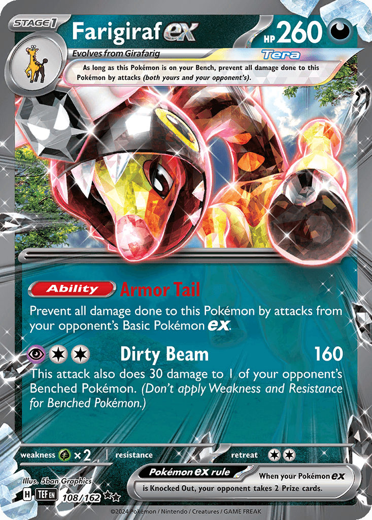 Farigiraf ex Pokémon card