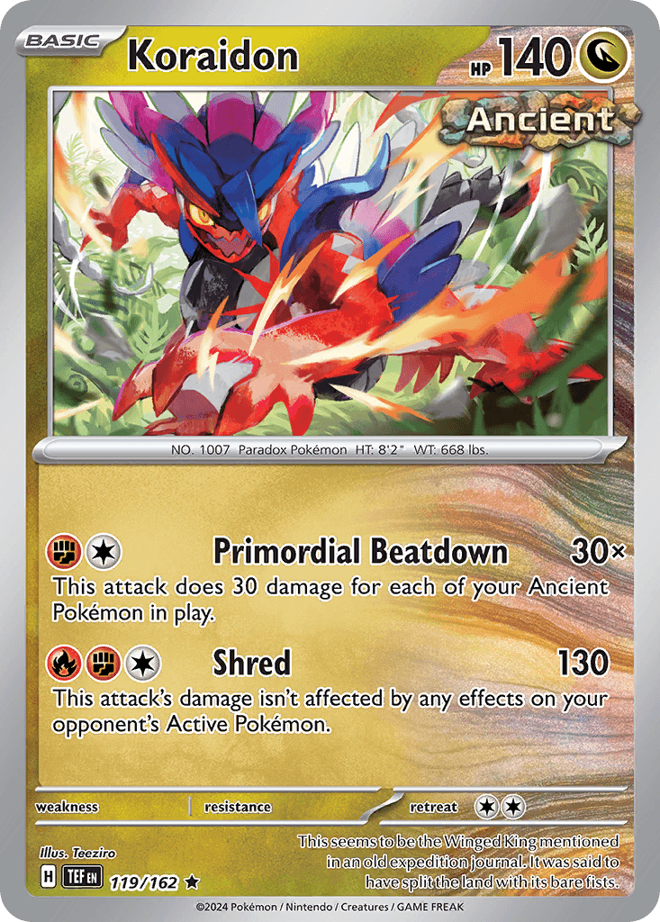 Koraidon Pokémon card