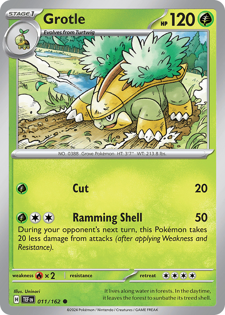 Grotle Pokémon card