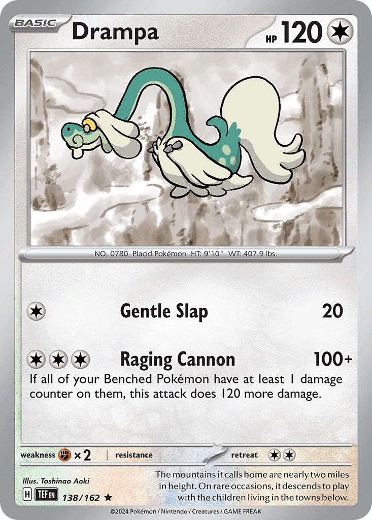 Drampa Pokémon card