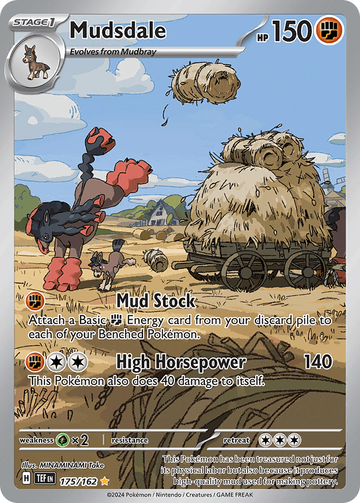 Mudsdale Pokémon card