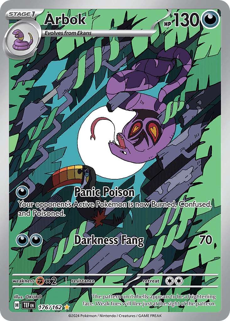 Arbok Pokémon card