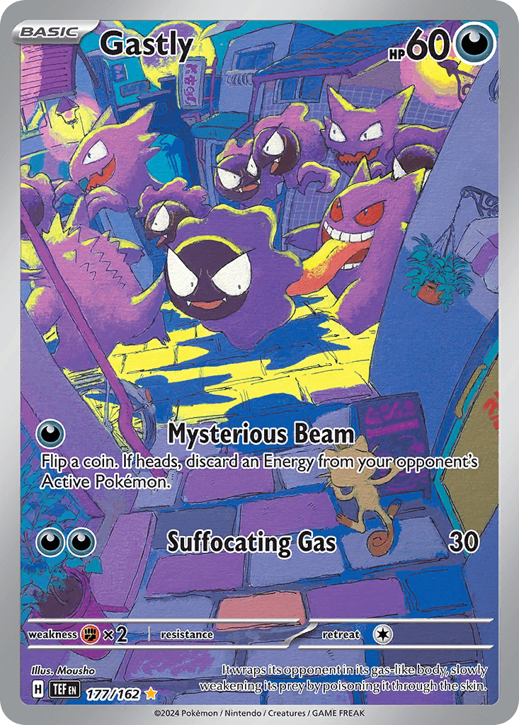 Gastly Pokémon card