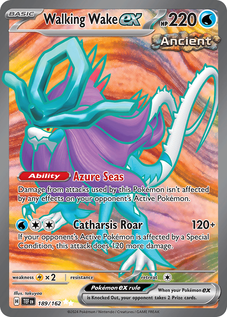 Walking Wake ex Pokémon card