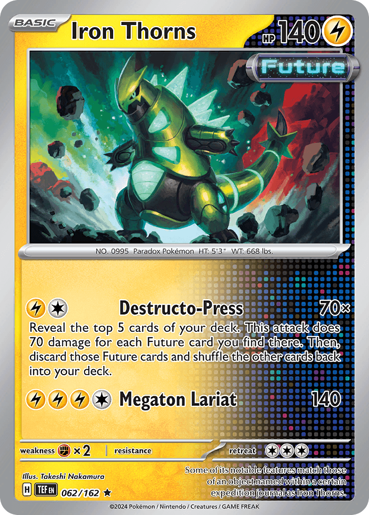 Iron Thorns Pokémon card