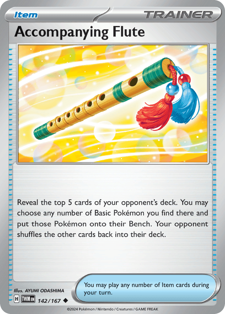 Accompanying Flute Pokémon card