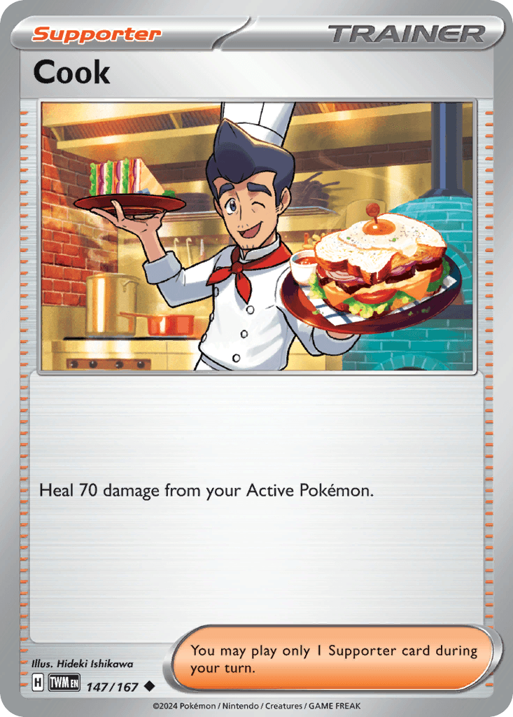 Cook Pokémon card