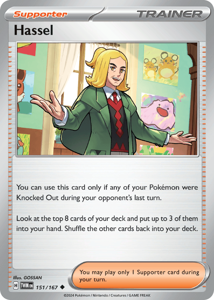 Hassel Pokémon card