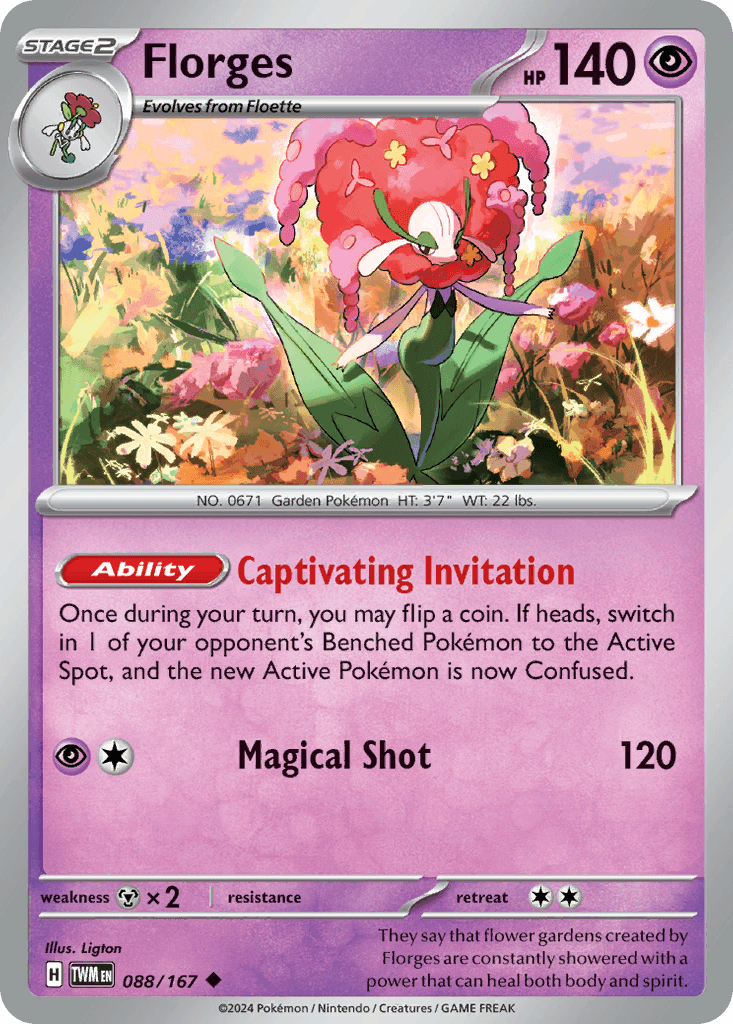 Florges Pokémon card
