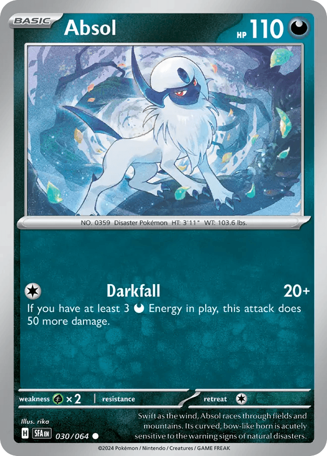 Absol Pokémon card