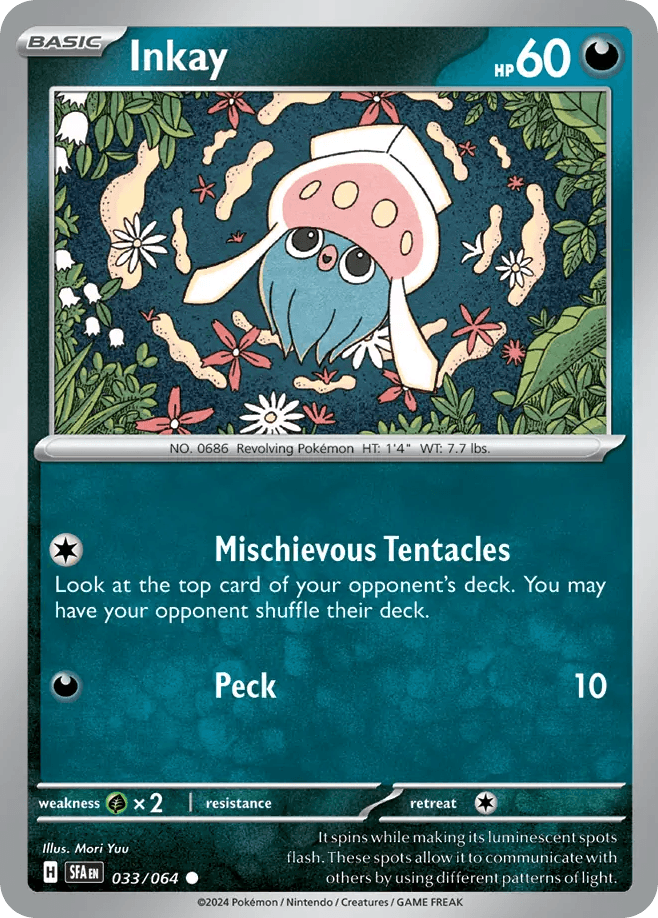 Inkay Pokémon card