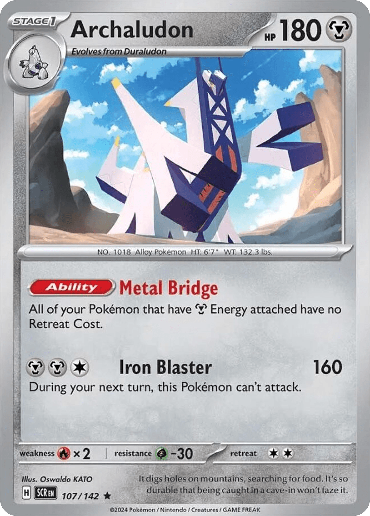 Archaludon Pokémon card
