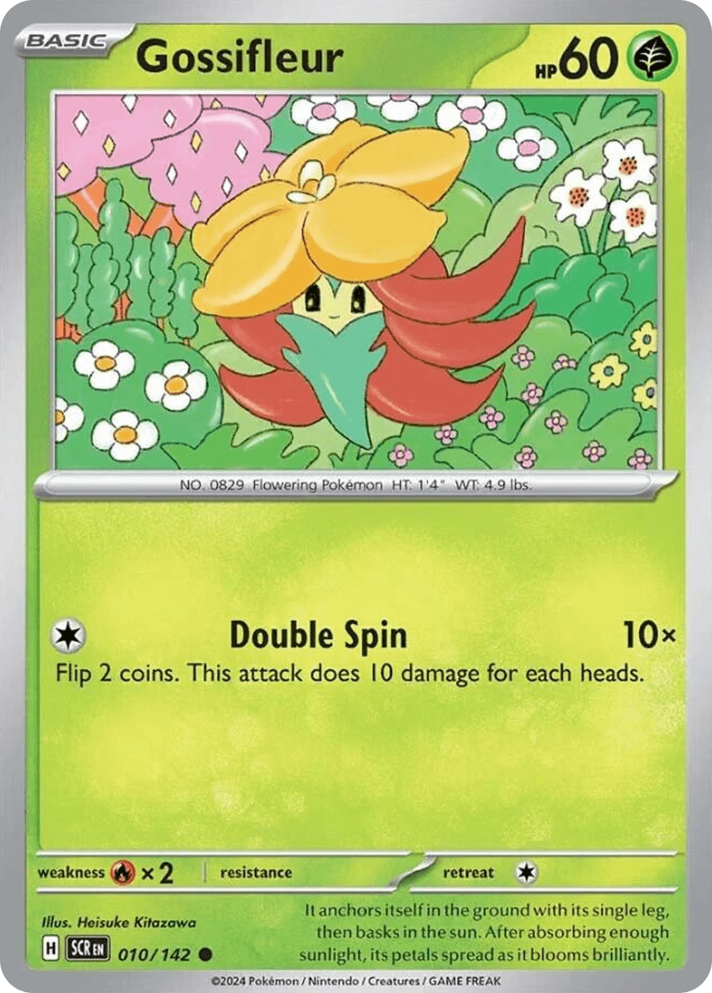 Gossifleur Pokémon card