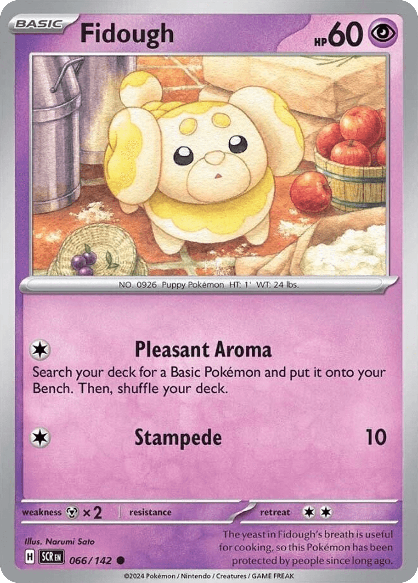 Fidough Pokémon card