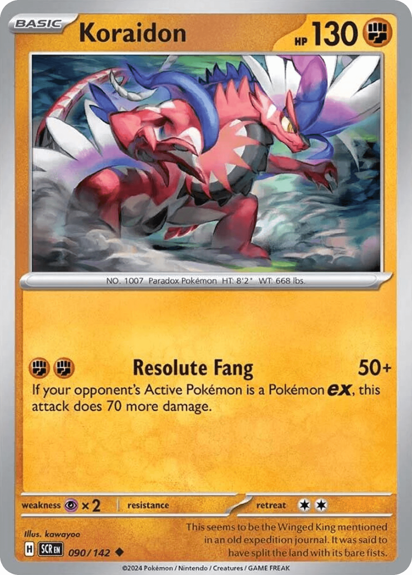 Koraidon Pokémon card