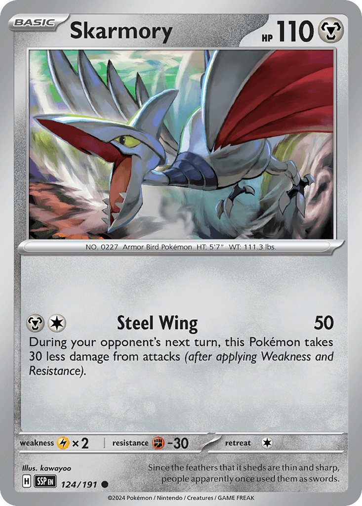 Skarmory Pokémon card