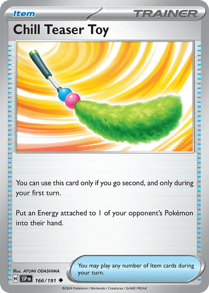 Chill Teaser Toy Pokémon card