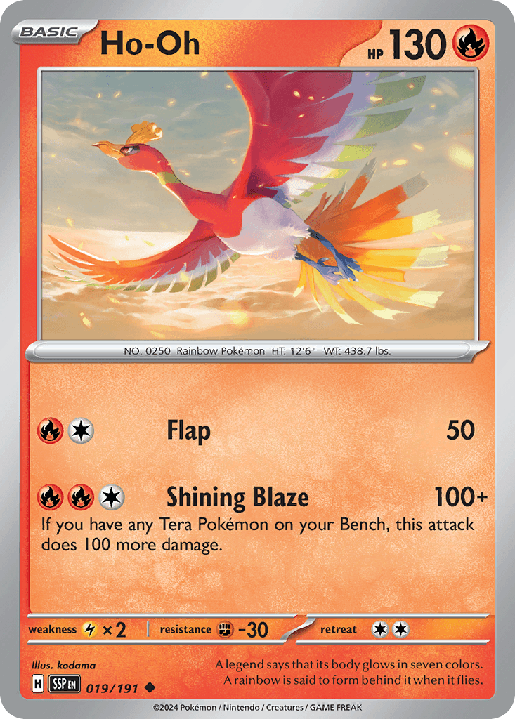 Ho-Oh from Surging Sparks