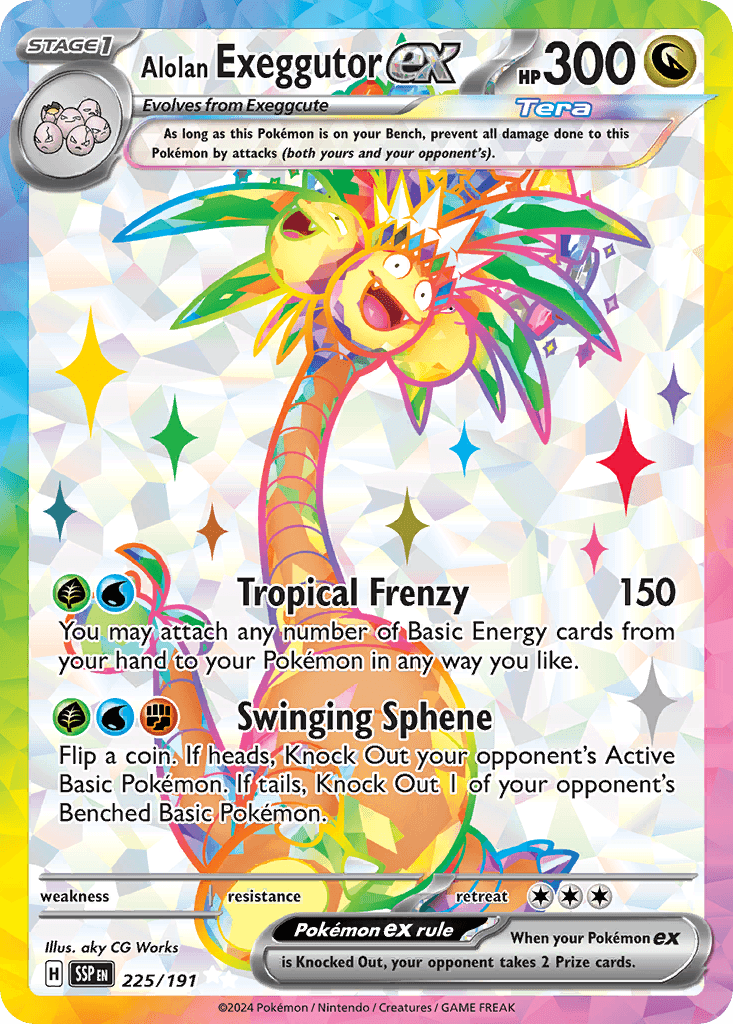 Alolan Exeggutor ex — Dragon type