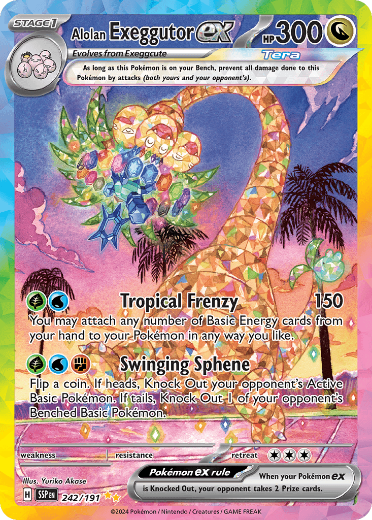Alolan Exeggutor ex — Dragon type