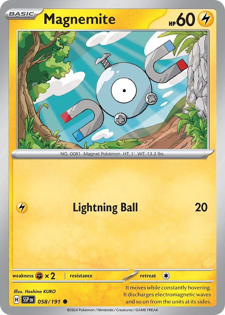 Magnemite Pokémon card