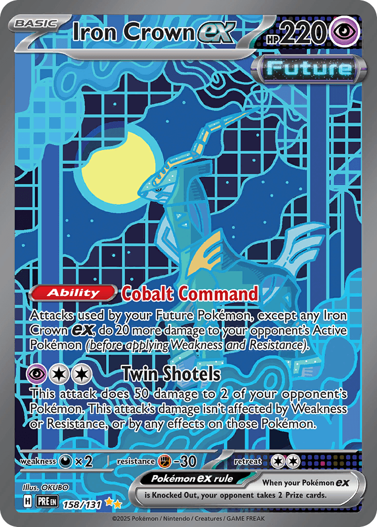 Iron Crown ex Pokémon card