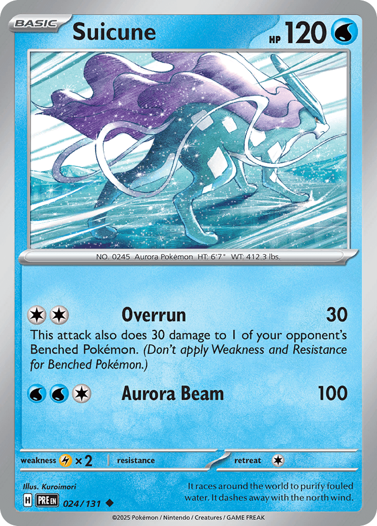 Suicune from Prismatic Evolutions