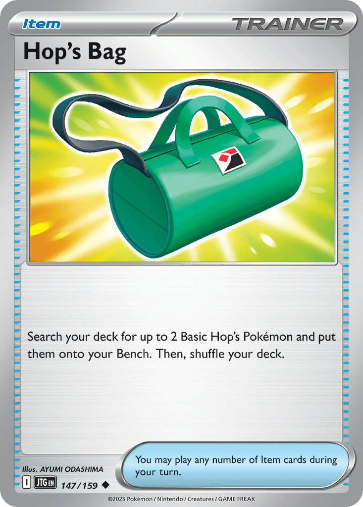 Hop's Bag Pokémon card