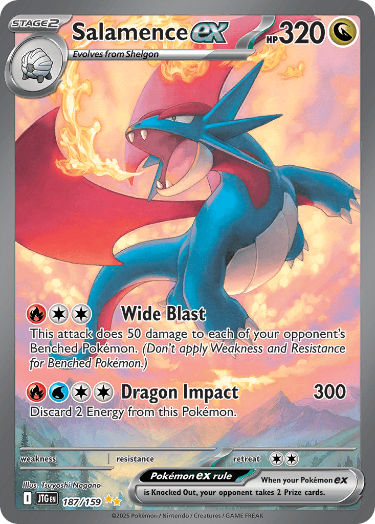 Salamence ex — Dragon type