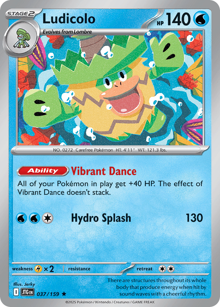 Ludicolo Pokémon card