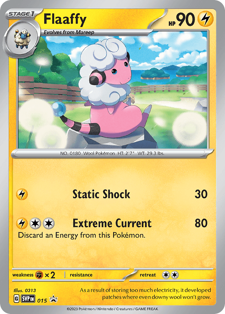 Flaaffy Pokémon card