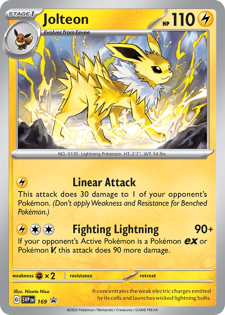 Jolteon from Scarlet & Violet Promos