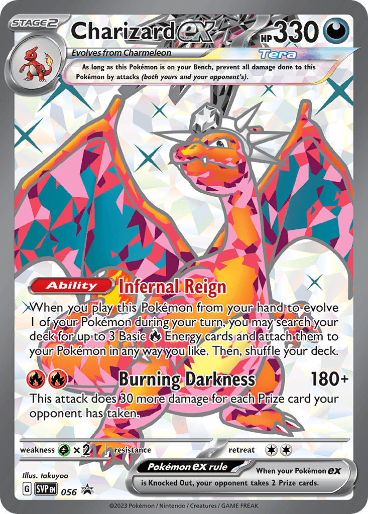 Charizard ex from Scarlet & Violet Black Star Promos
