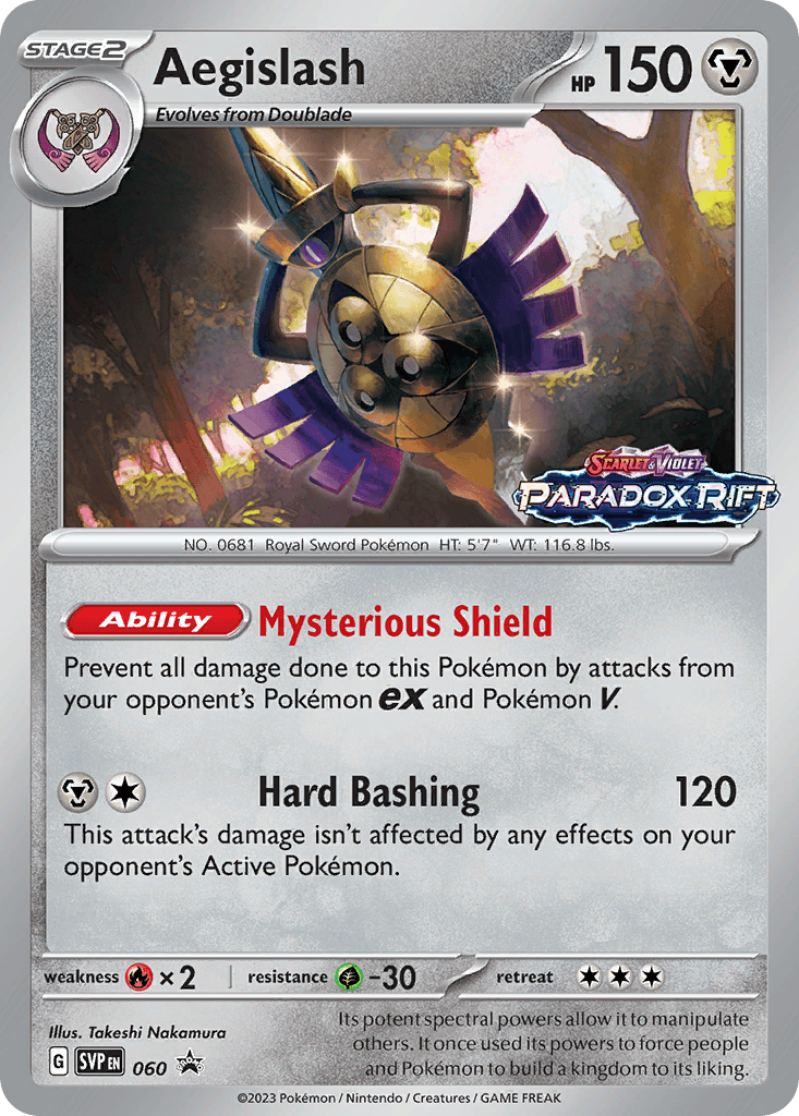 Aegislash Pokémon card