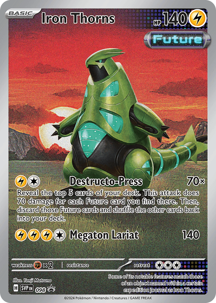 Iron Thorns Pokémon card