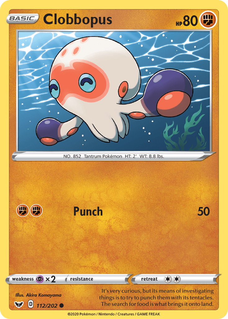 Clobbopus Pokémon card