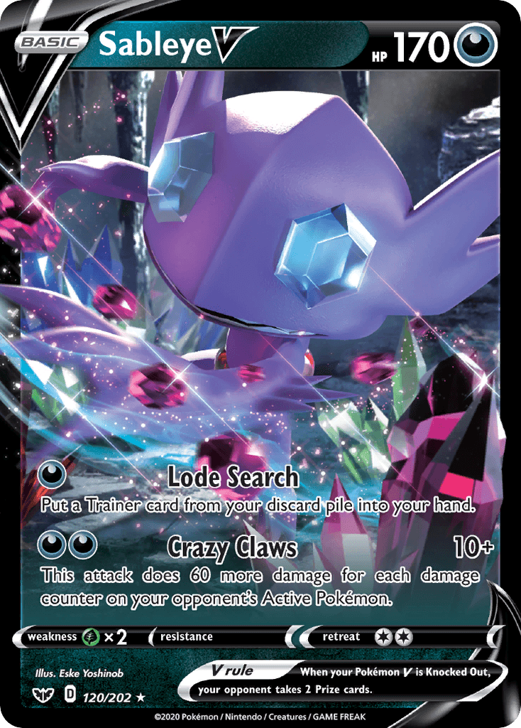 Sableye V Pokémon card