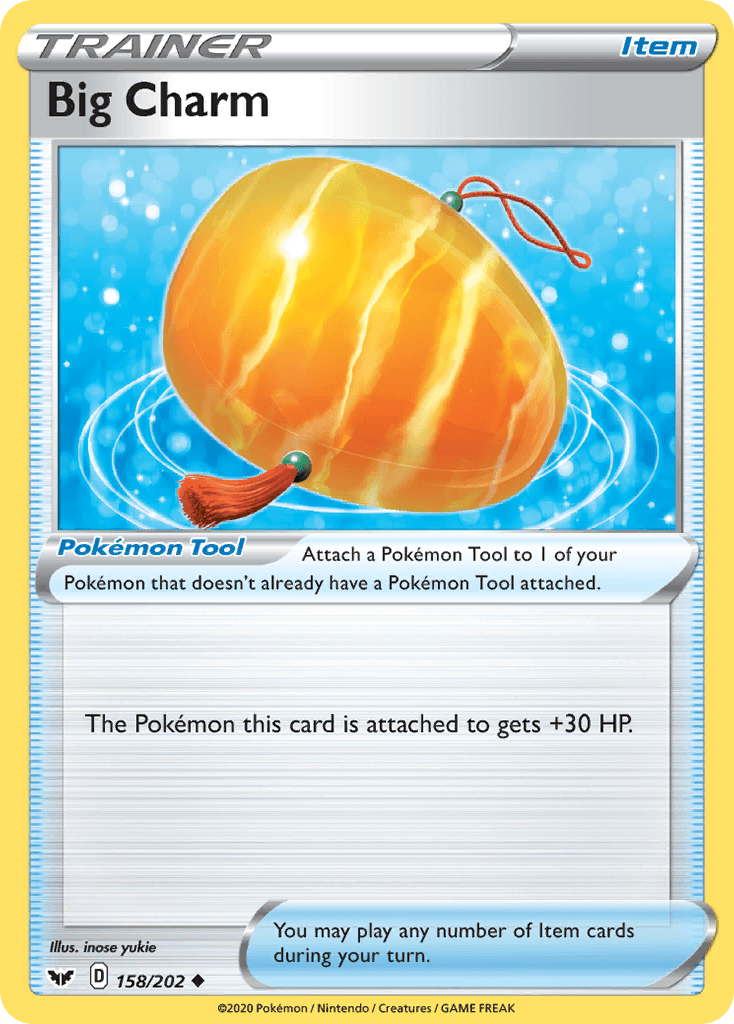 Big Charm Pokémon card