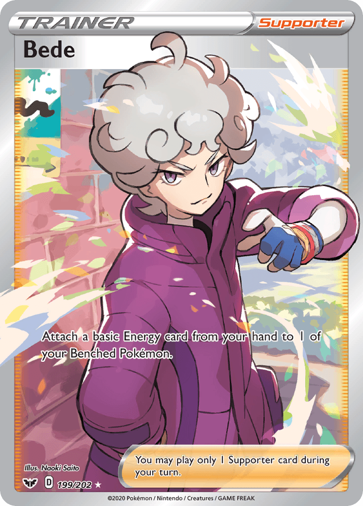 Bede Pokémon card