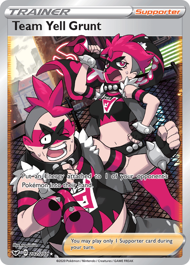 Team Yell Grunt Pokémon card